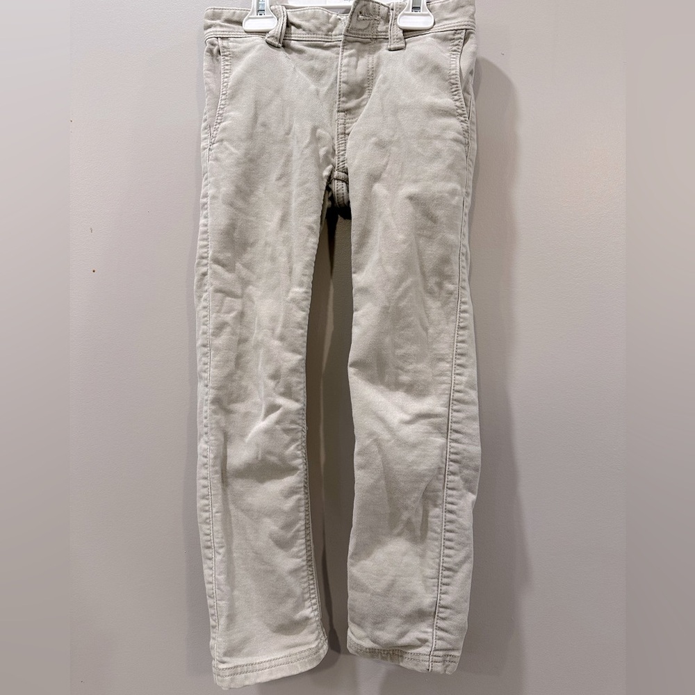 3 for $45_ Tommy Hilfiger Slim Fit Beige pants 98% cotton, adjustable waist